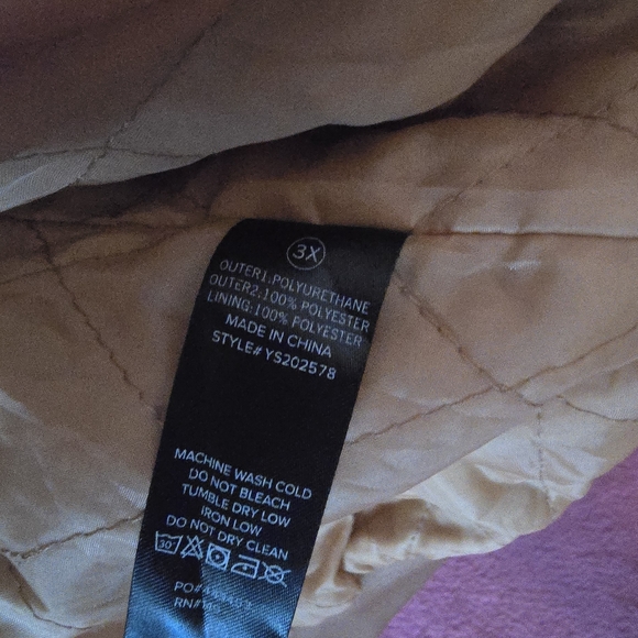 Fashion Nova Camel Varsity Jacket - Picture 8 of 8